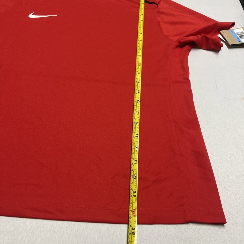 Nike Soccer Move To Zero Dri-Fit Short Sleeve Shirt Red Women's M - Picture 7 of 8